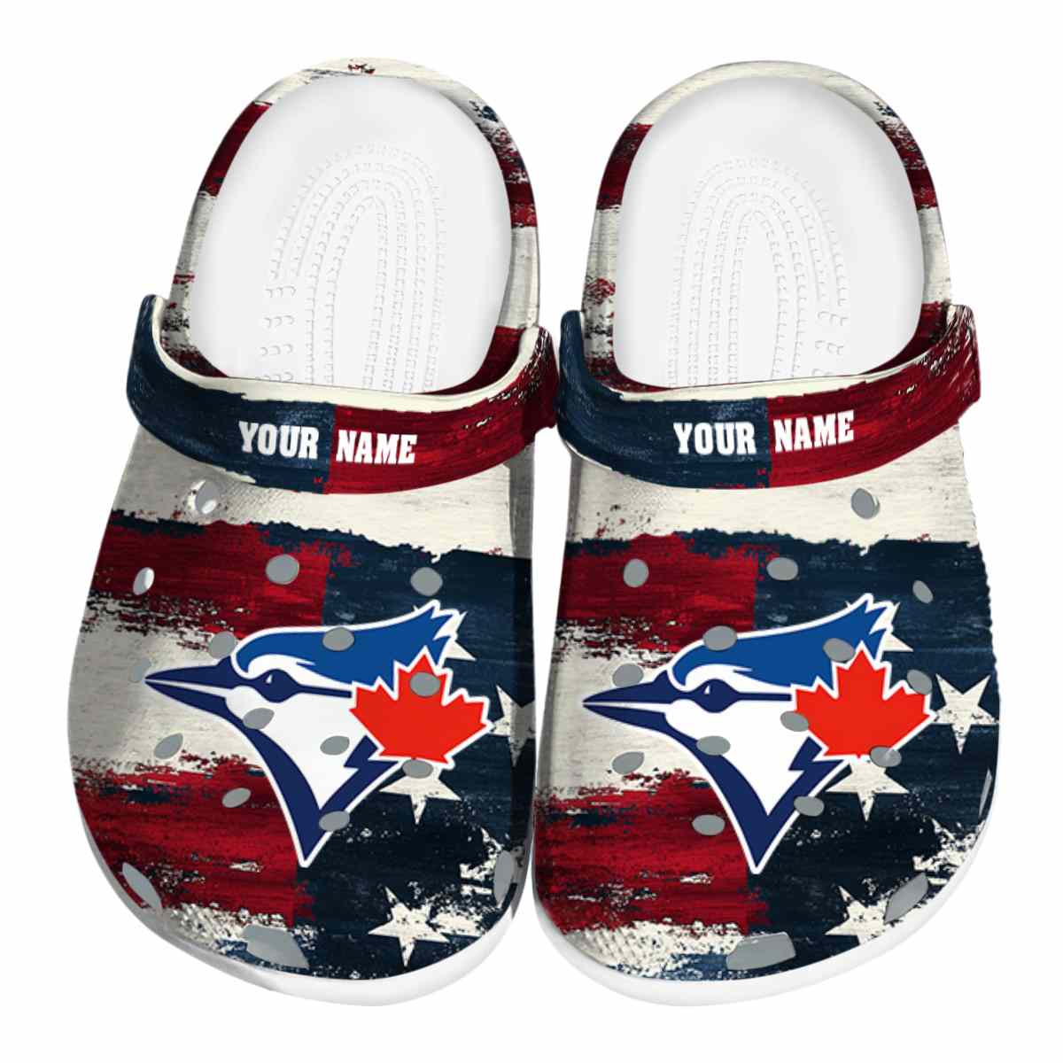 Toronto Blue Jays MLB Sport Crocs Crocband Clogs Shoes Comfortable For Men Women and Kids