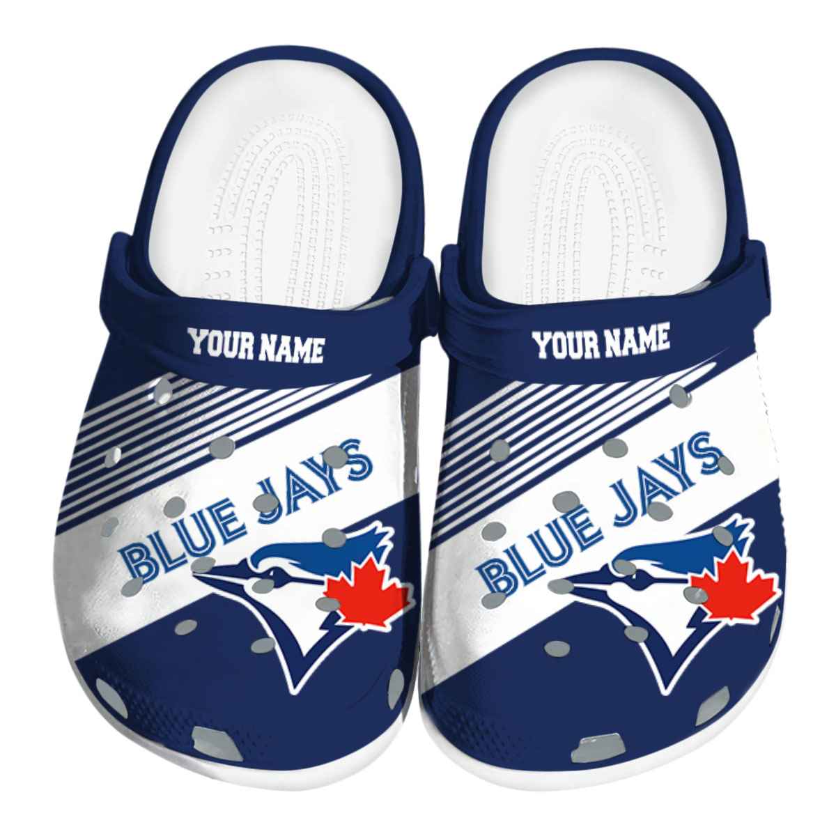 Toronto Blue Jays MLB Sport Crocs Crocband Clogs Shoes Comfortable For Men Women and Kids
