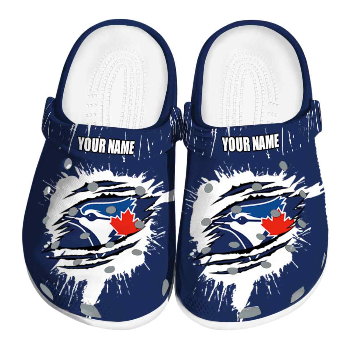 Toronto Blue Jays MLB Sport Crocs Crocband Clogs Shoes Comfortable For Men Women and Kids