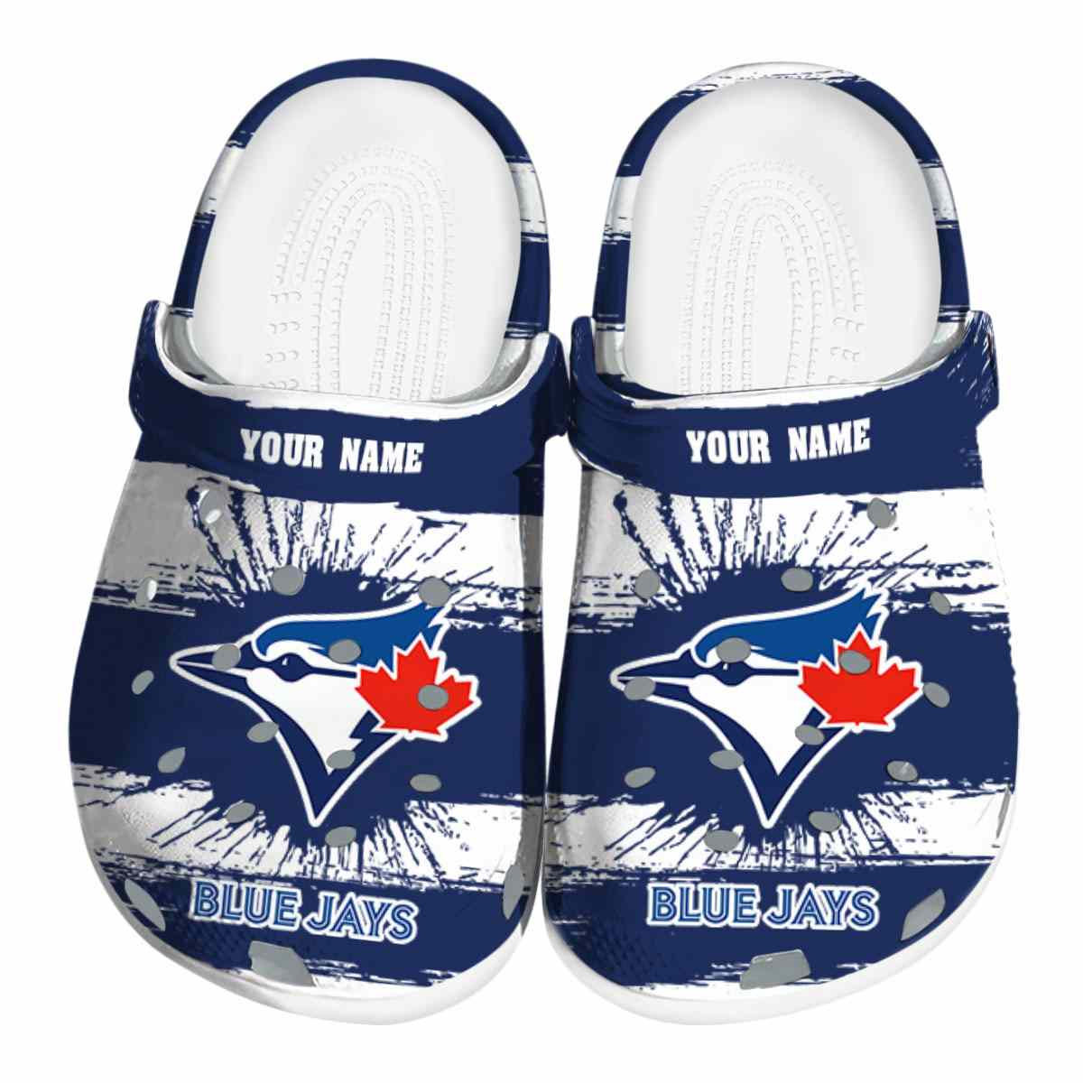 Toronto Blue Jays MLB Sport Crocs Crocband Clogs Shoes Comfortable For Men Women and Kids