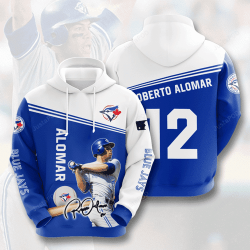 TORONTO BLUE JAYS Roberto Alomar 3D All Over Print Hoodie, Zip Hoodie