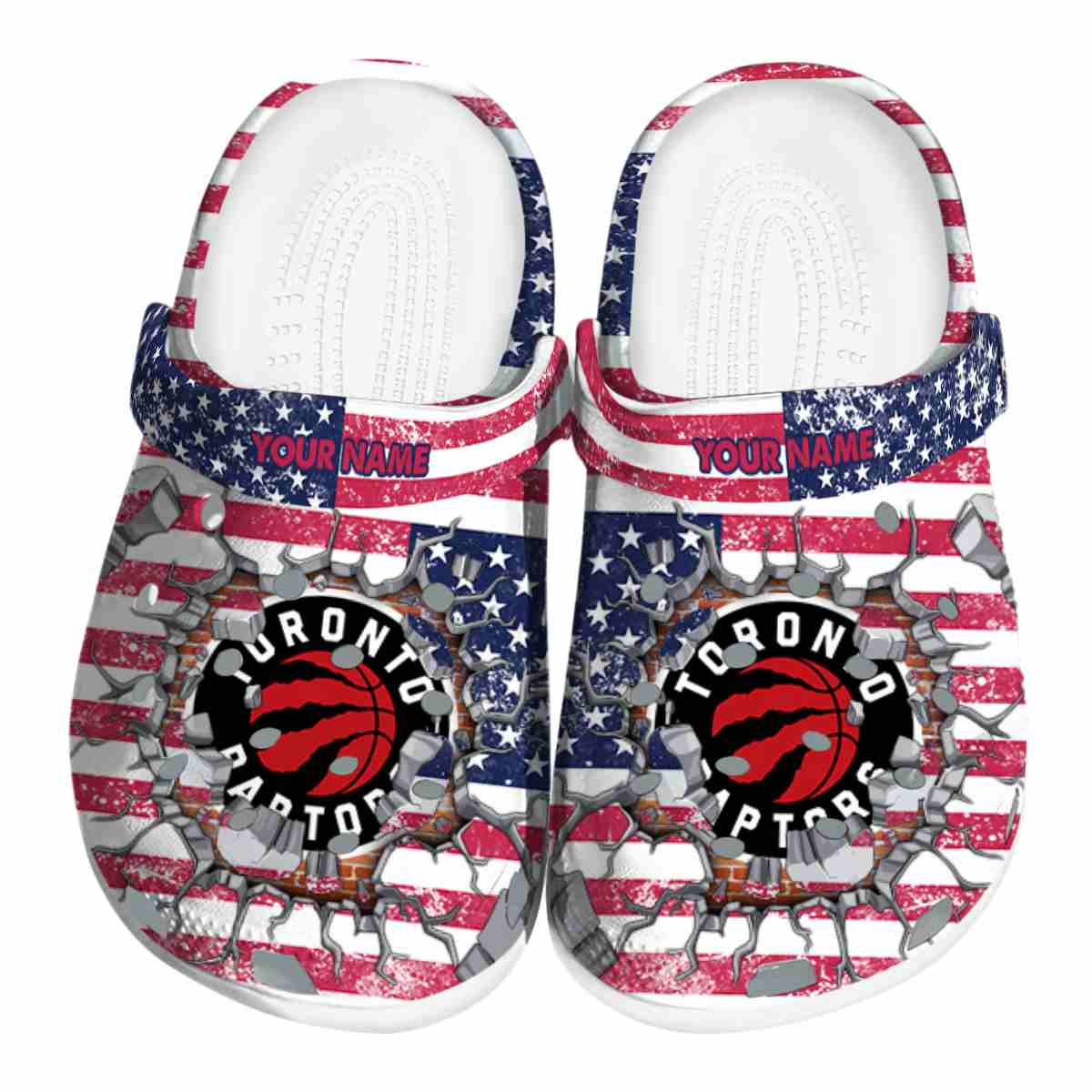 Toronto Raptors NBA Sport Crocs Crocband Clogs Shoes Comfortable For Men Women and Kids