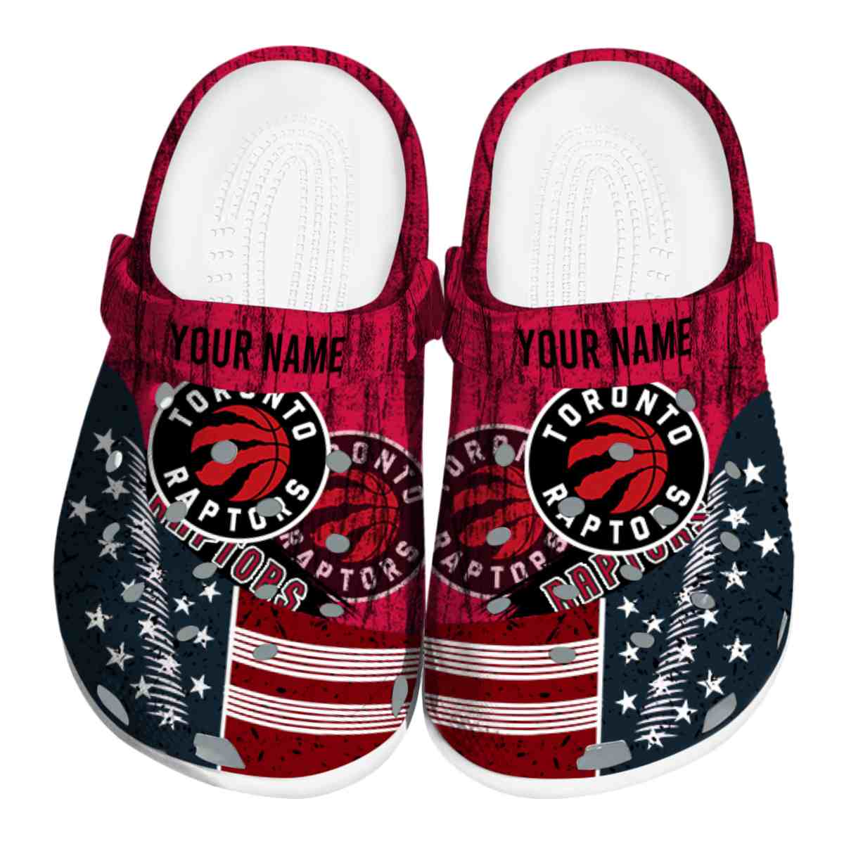 Toronto Raptors NBA Sport Crocs Crocband Clogs Shoes Comfortable For Men Women and Kids