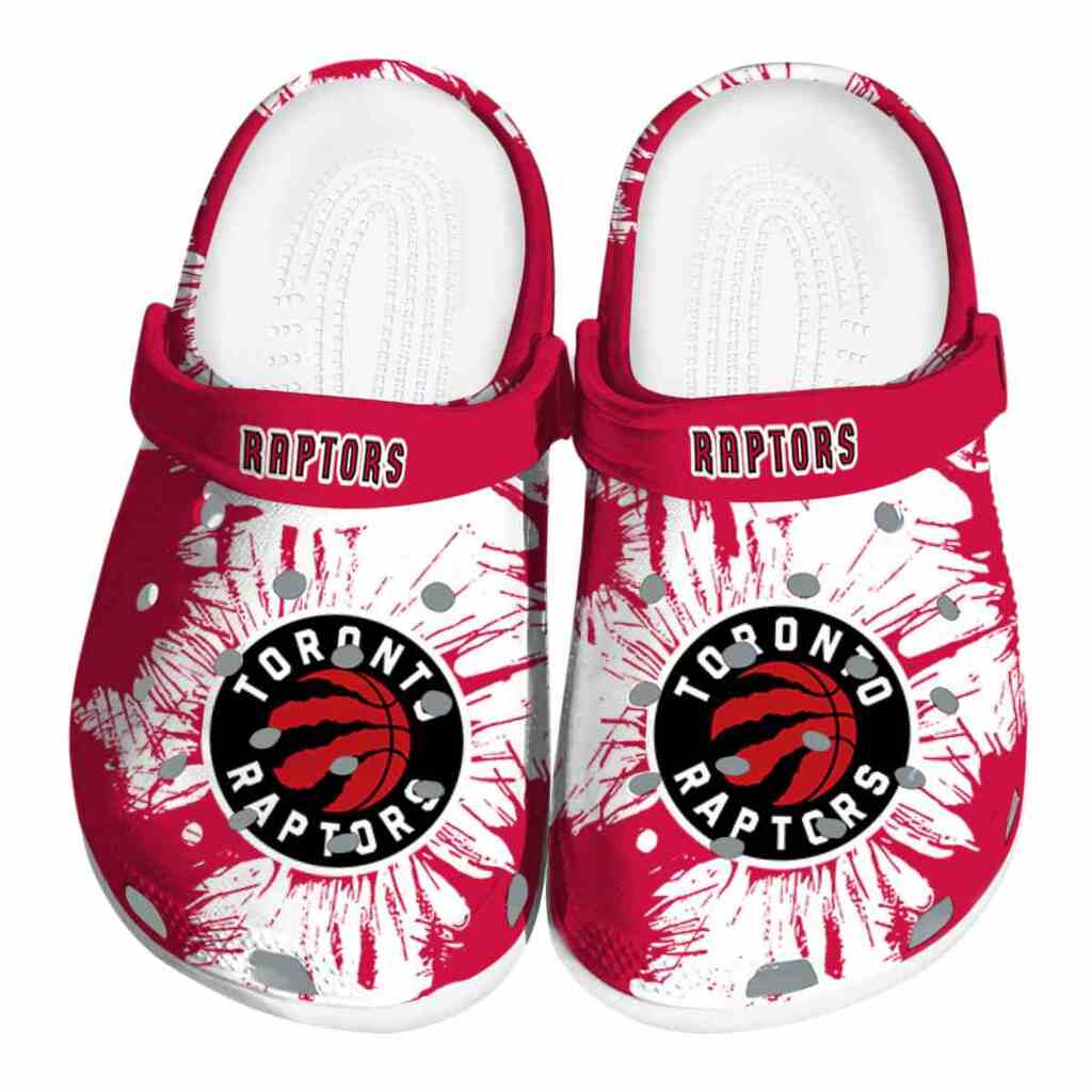 Toronto Raptors Splatter Graphics ClogTVC1801734