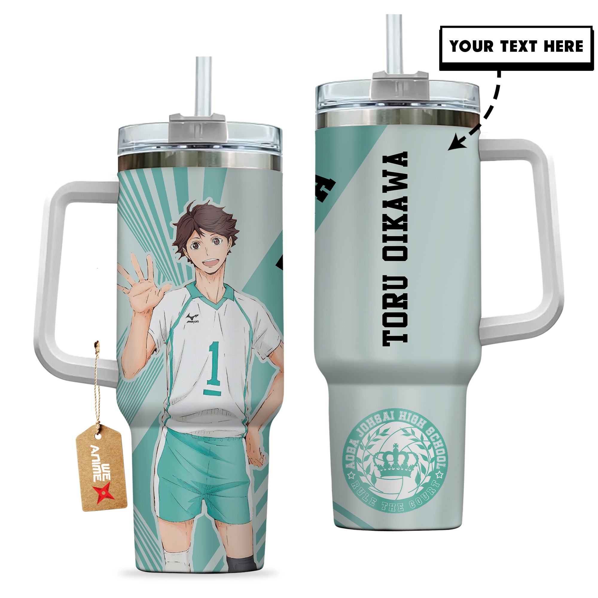 Toru Oikawa Haikyu!! Anime Custom Stanley Cup 40 oz 30 oz Tumbler With HandleTVC2301145 - Image 2