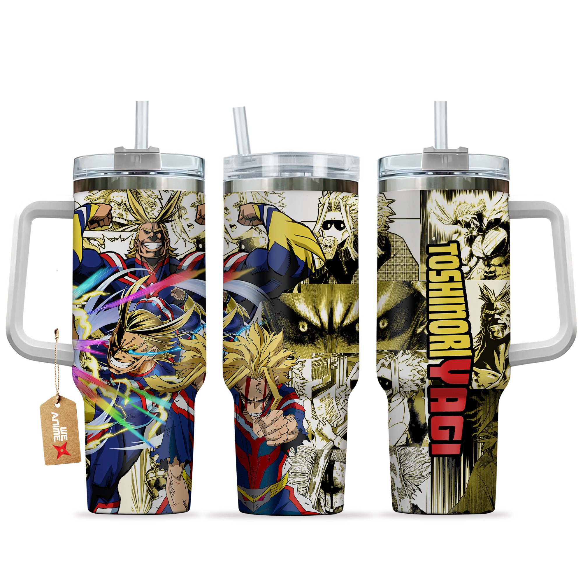 Toshinori Yagi (All Might) My Hero Academia Anime Custom Stanley Cup 40 oz 30 oz Tumbler With HandleTVC2301152