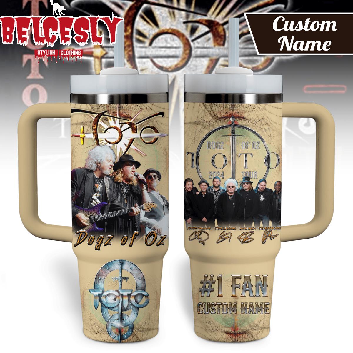 Toto Music Custom Stanley Cup 40 oz 30 oz Tumbler With HandleTVC2301536