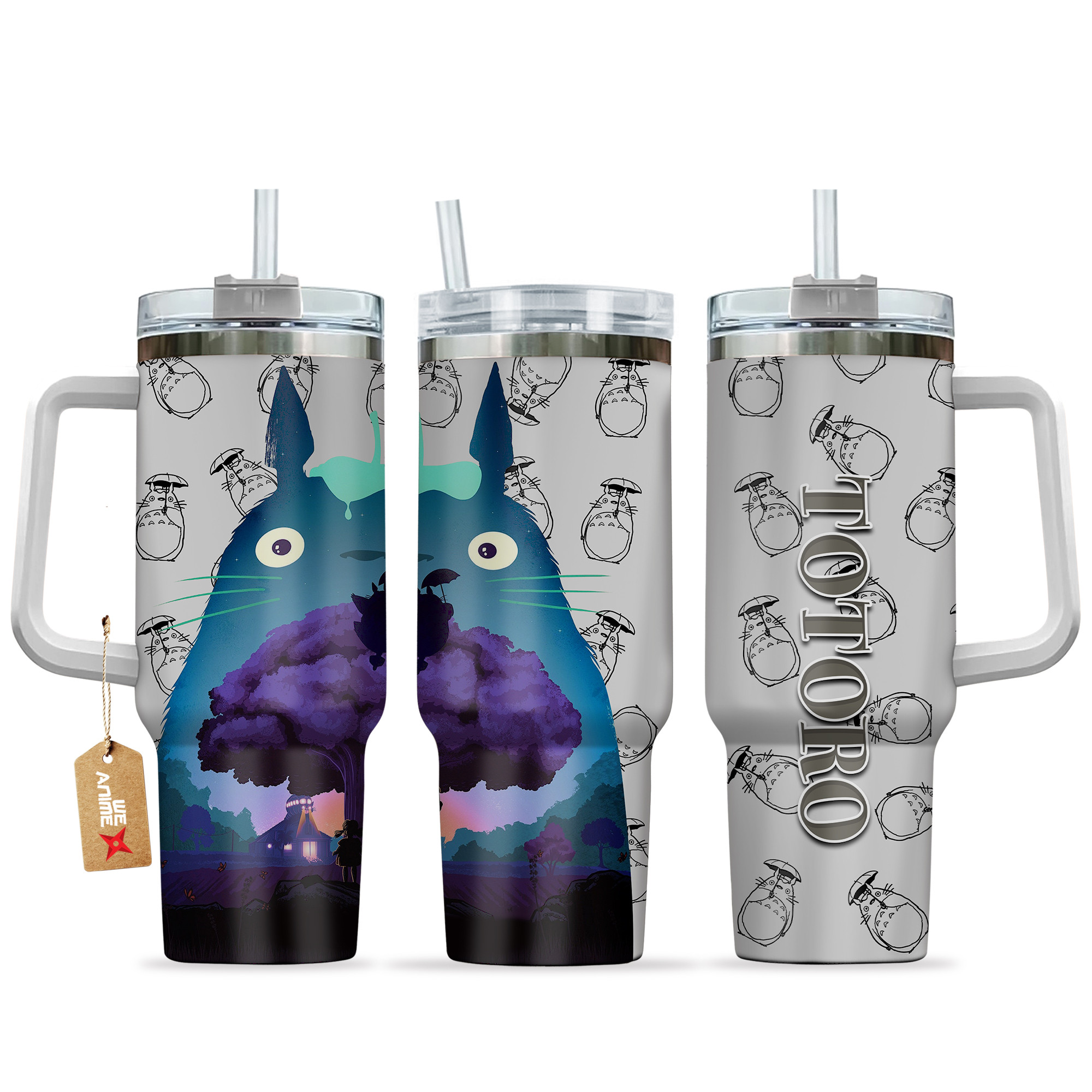 Totoro My Neighbor Totoro Anime Custom Stanley Cup 40 oz 30 oz Tumbler With HandleTVC2301154