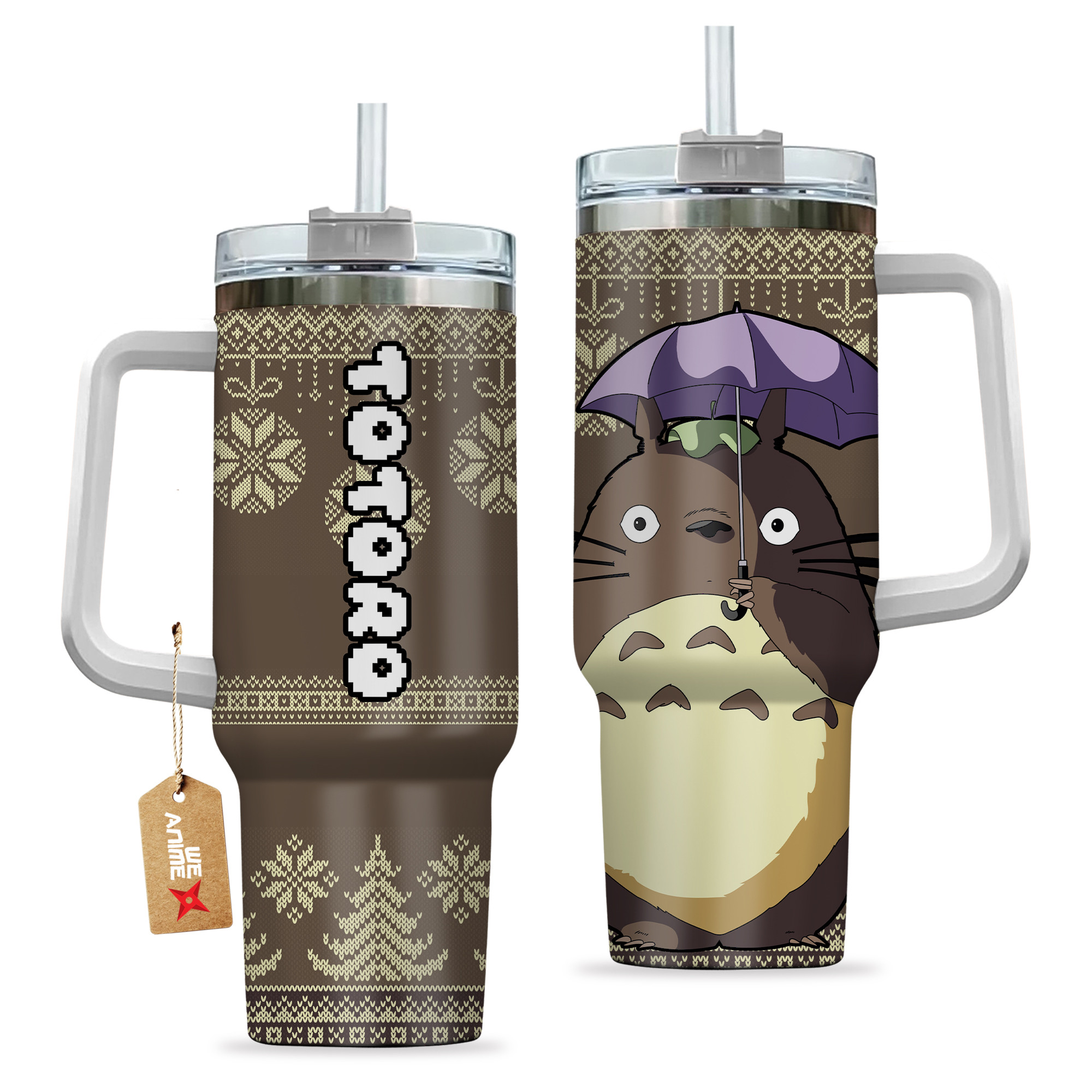 Totoro My Neighbor Totoro Anime Custom Stanley Cup 40 oz 30 oz Tumbler With HandleTVC2301165 - Image 2