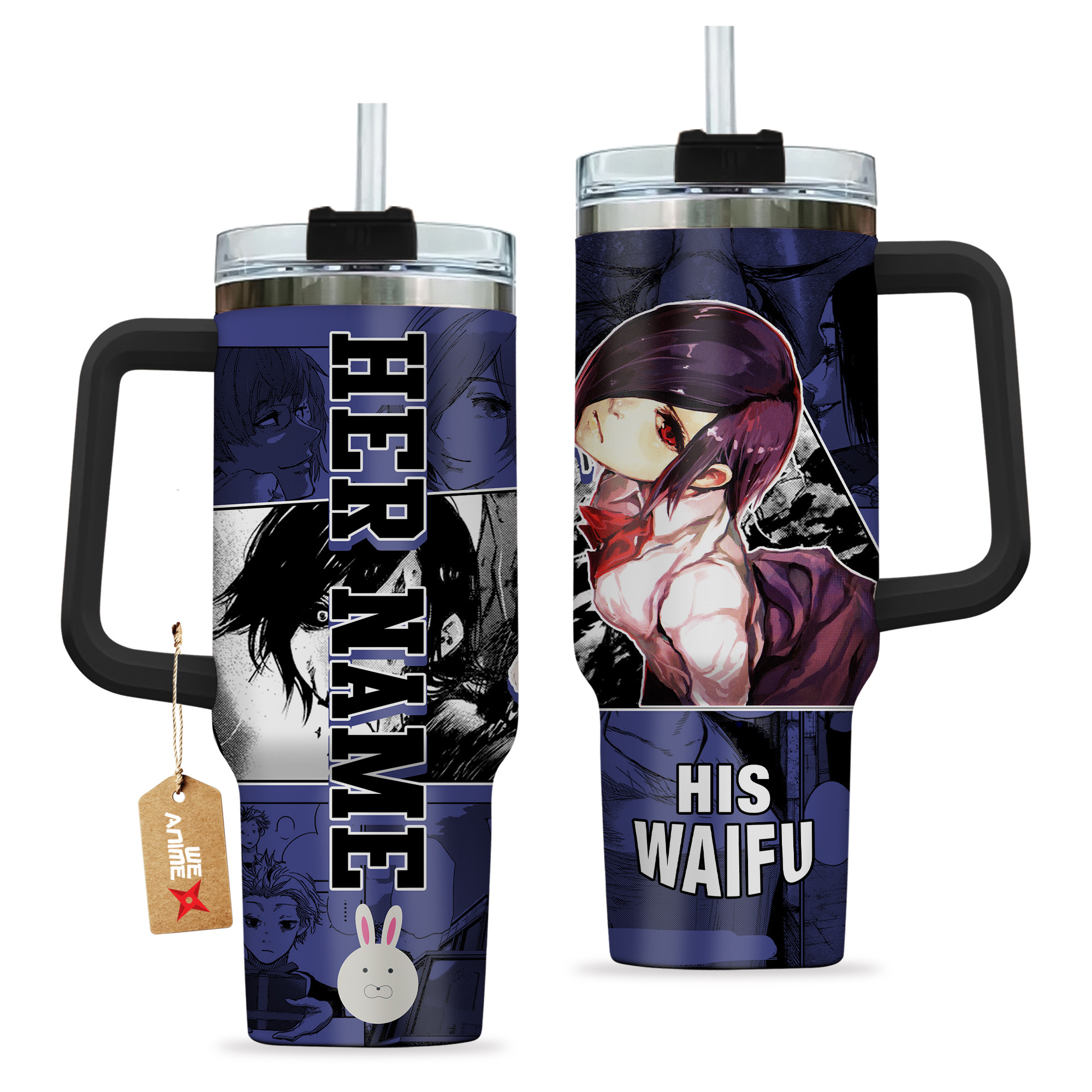 Touka Kirishima Tokyo Ghoul Anime Custom Stanley Cup 40 oz 30 oz Tumbler With HandleTVC2301137 - Image 2