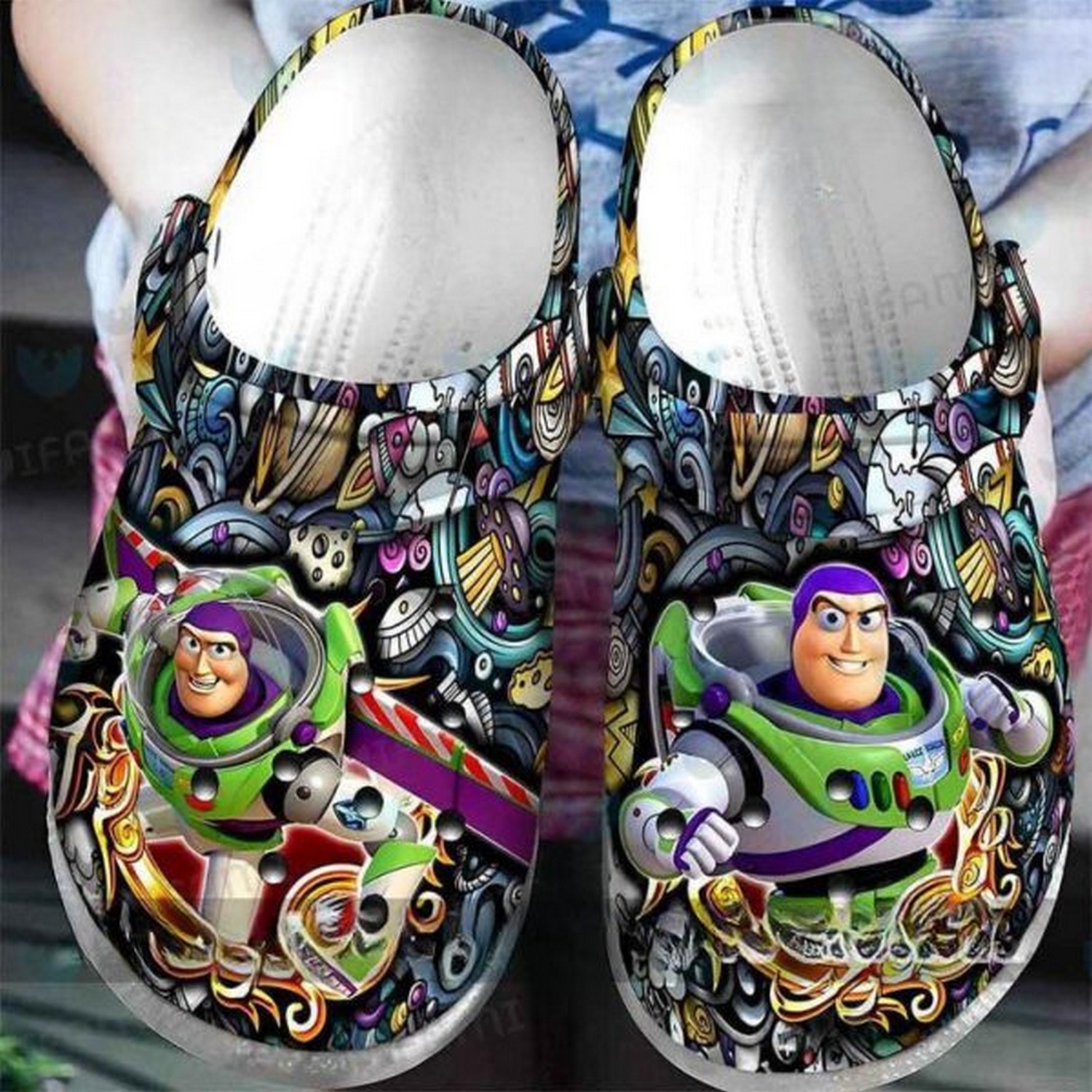 Toy Story Cartoon Crocs Crocband Clogs Shoes Comfortable For Men Women and Kids