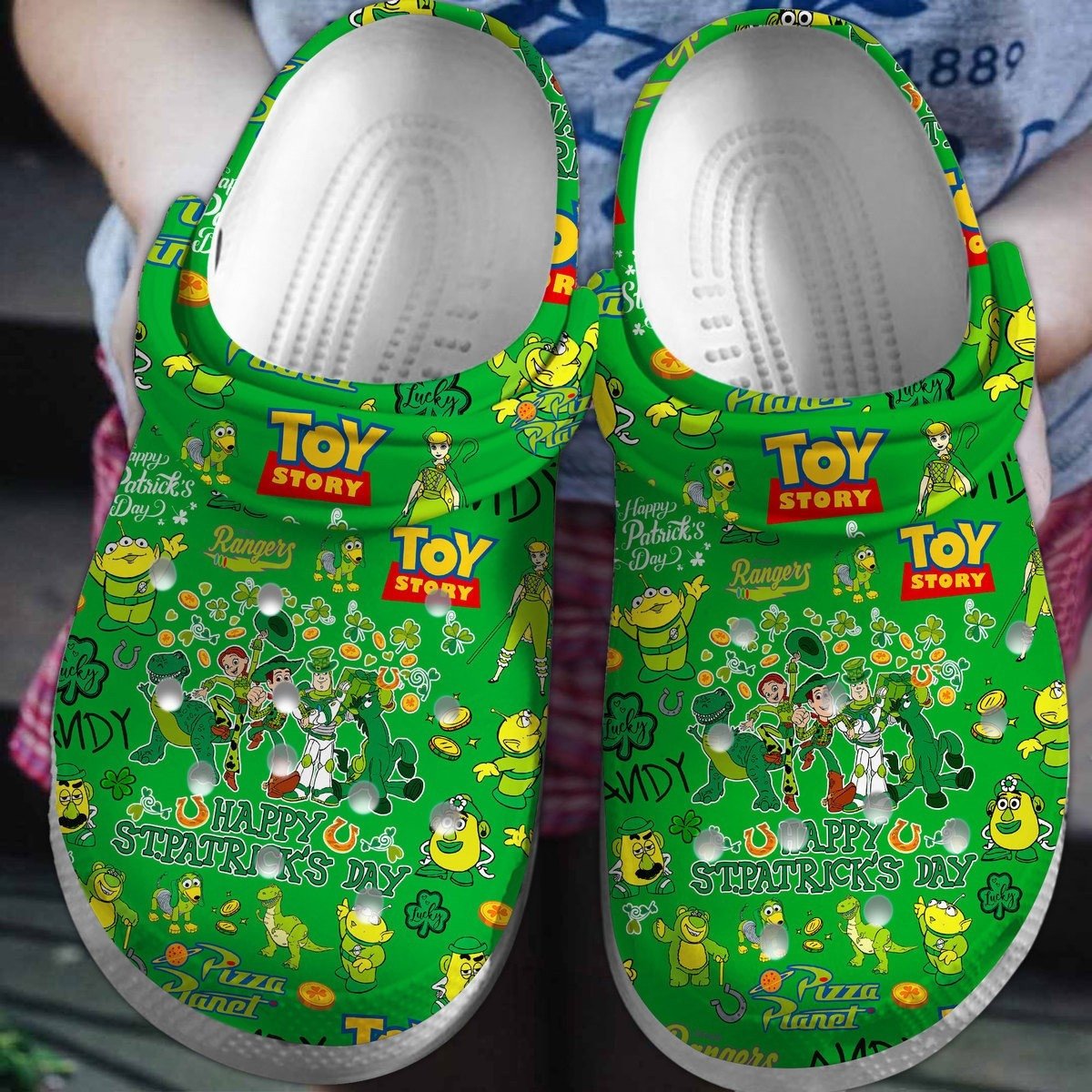 Toy Story Cartoon Crocs Crocband Clogs Shoes Comfortable For Men Women and Kids