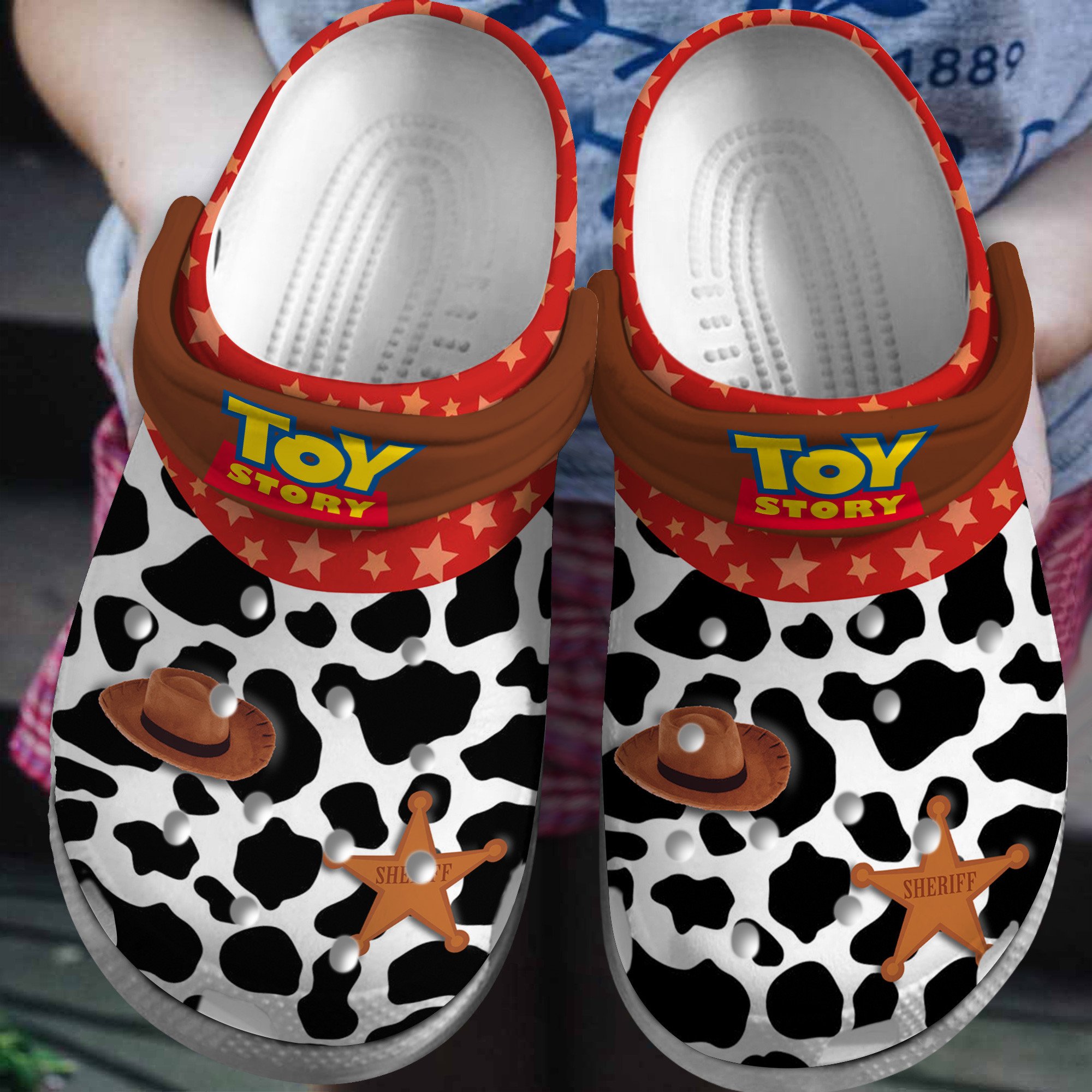 Toy Story Cartoon Crocs Crocband Clogs Shoes Comfortable For Men Women and Kids