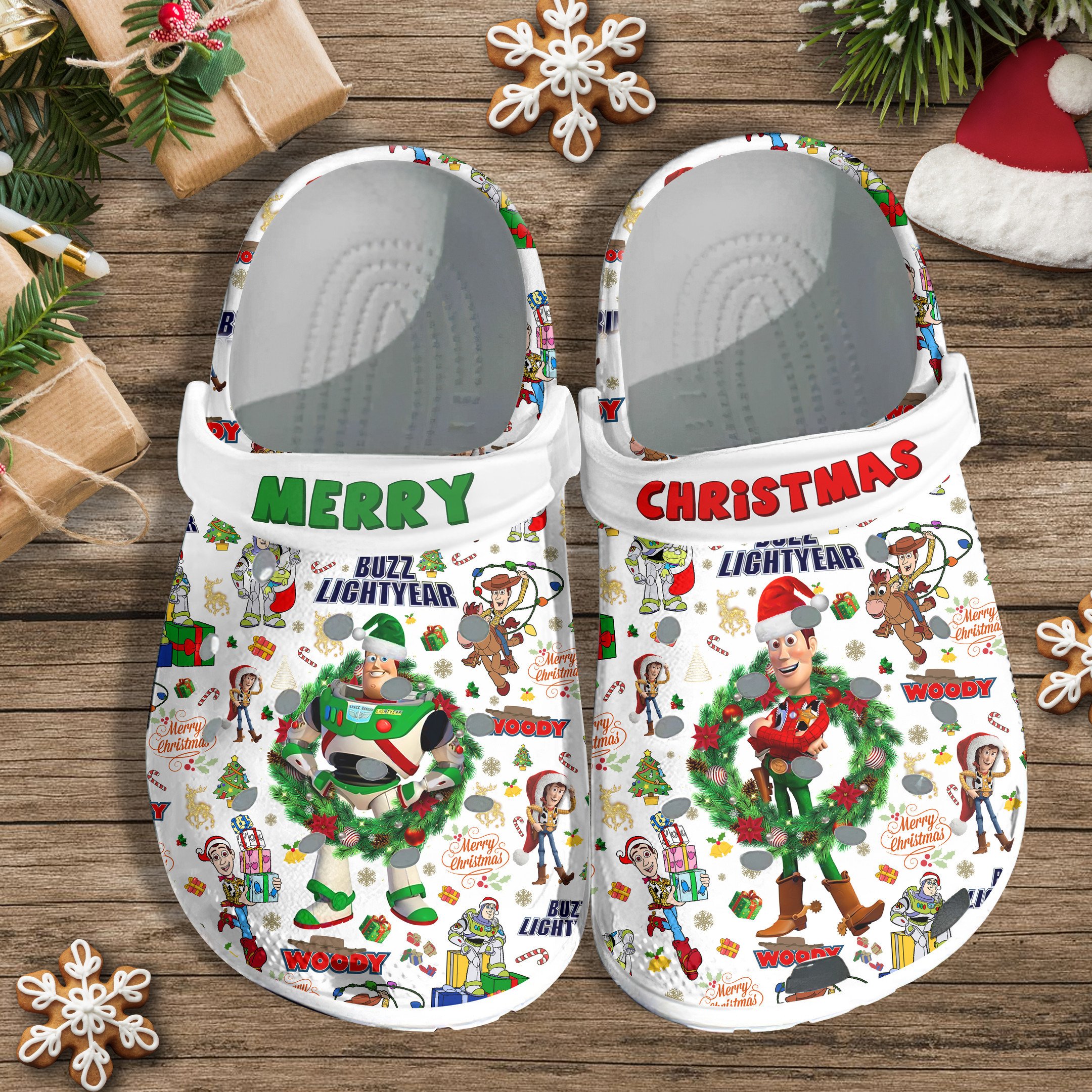 Toy Story Cartoon Crocs Crocband Clogs Shoes Comfortable For Men Women and Kids