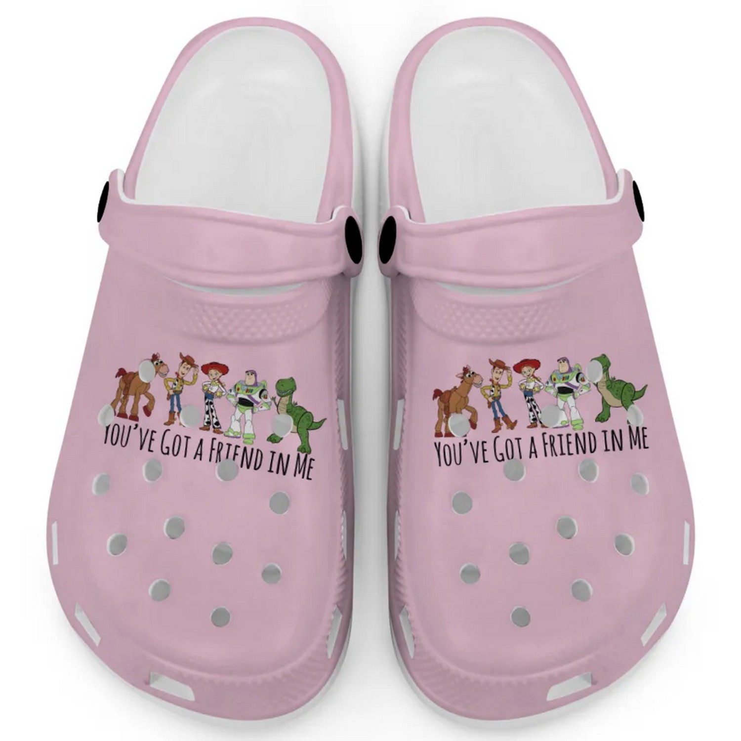 Toy Story Cartoon Crocs Crocband Clogs Shoes Comfortable For Men Women and Kids