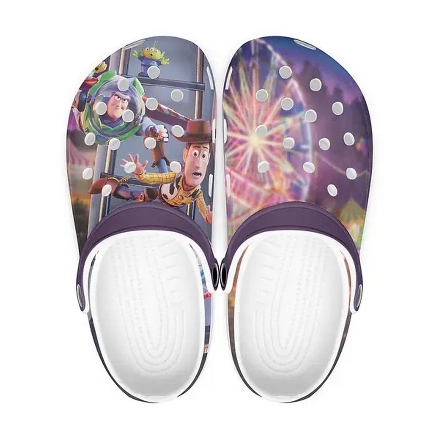 Toy Story Cartoon Crocs Crocband Clogs Shoes Comfortable For Men Women and Kids