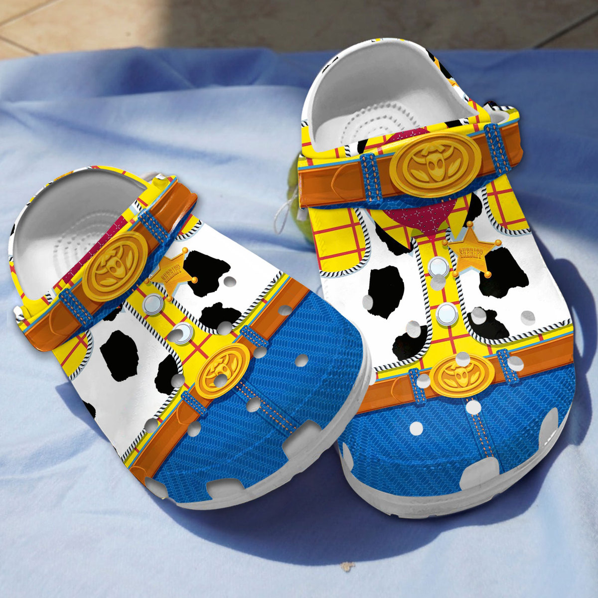 Toy Story Cartoon Crocs Crocband Clogs Shoes Comfortable For Men Women and Kids