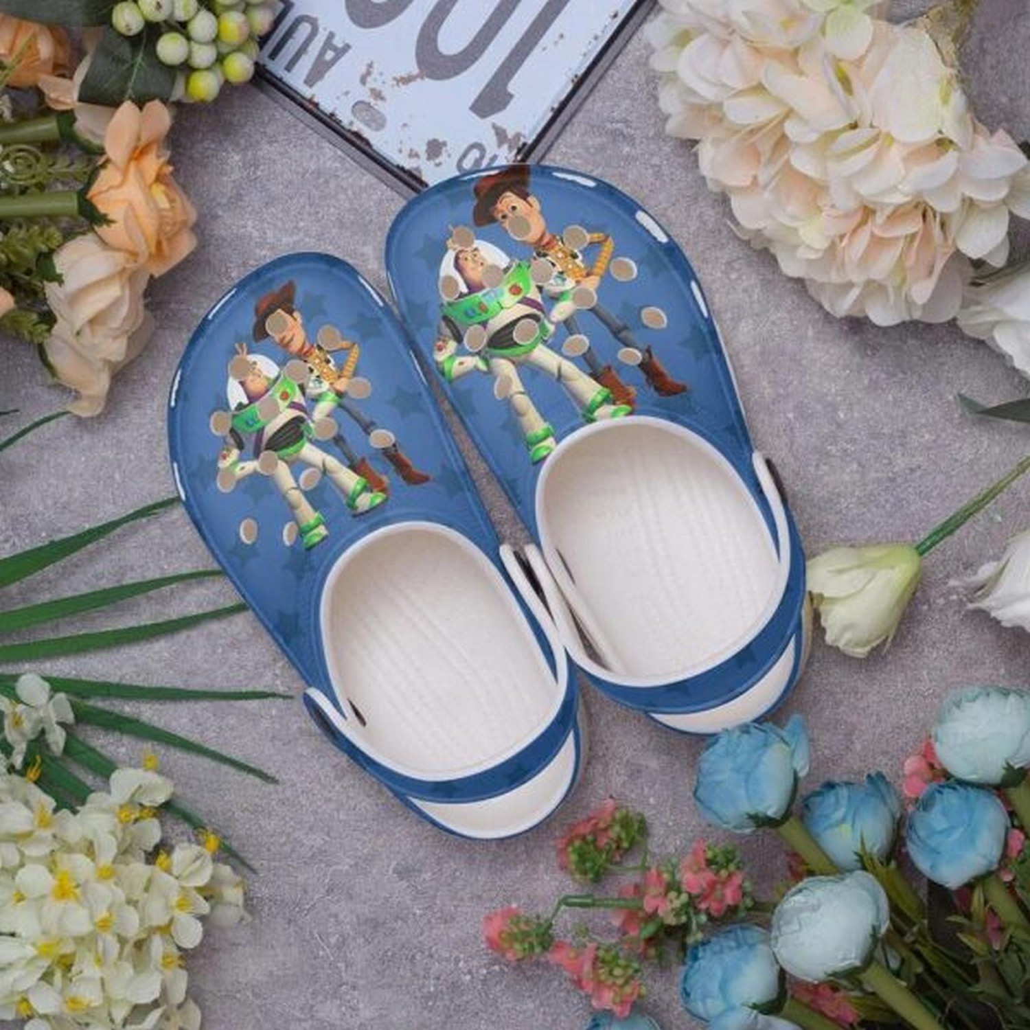 Toy Story Cartoon Crocs Crocband Clogs Shoes Comfortable For Men Women and Kids