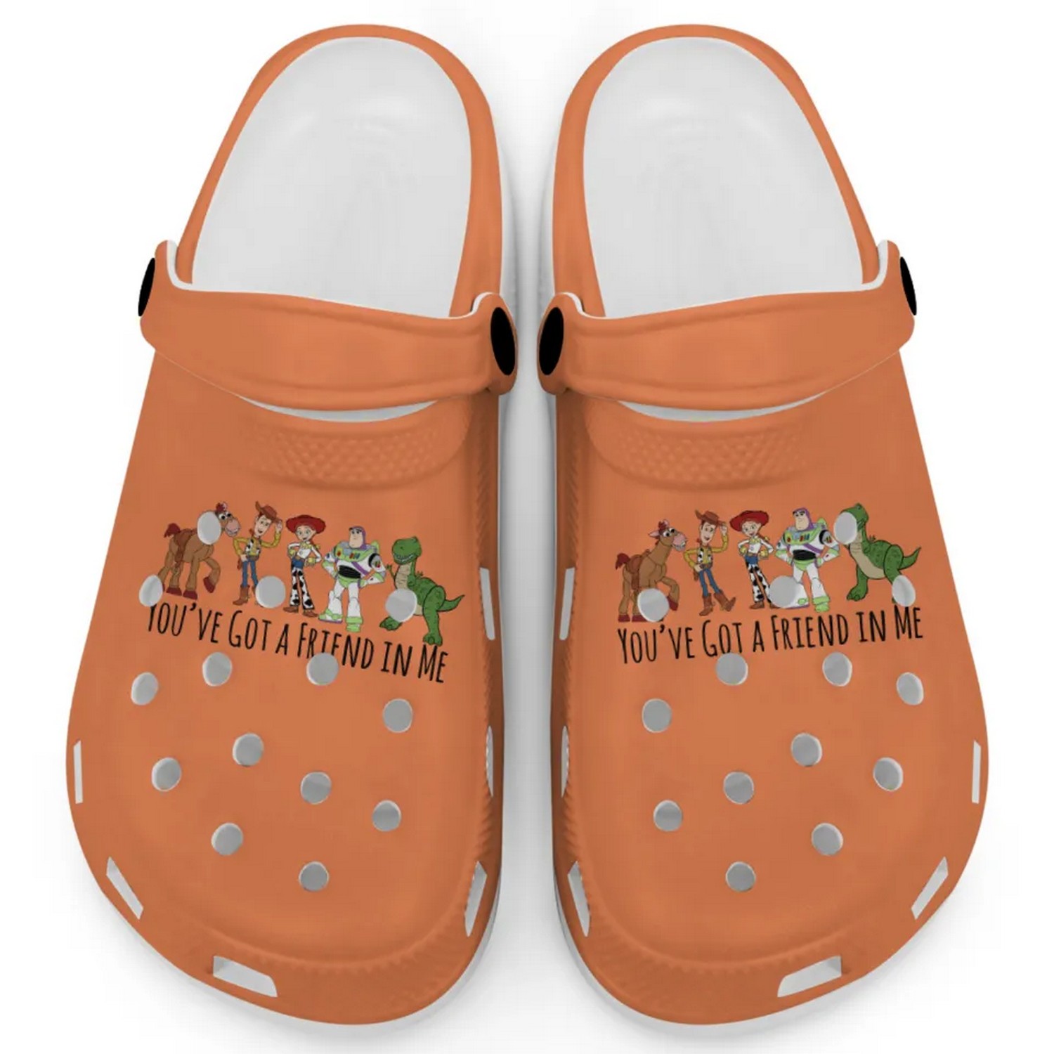 Toy Story Cartoon Crocs Crocband Clogs Shoes Comfortable For Men Women and Kids