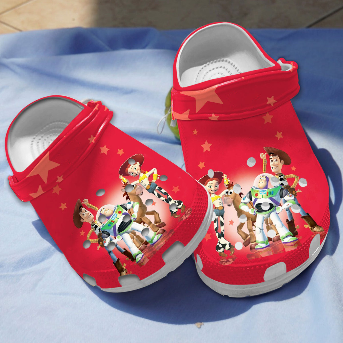 Toy Story Cartoon Crocs Crocband Clogs Shoes Comfortable For Men Women and Kids