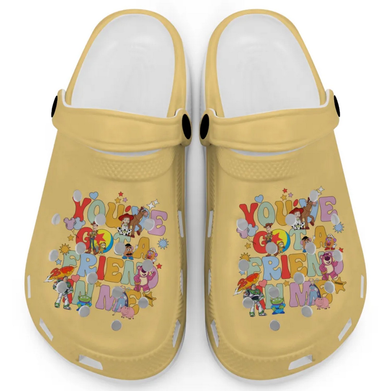 Toy Story Cartoon Crocs Crocband Clogs Shoes Comfortable For Men Women and Kids