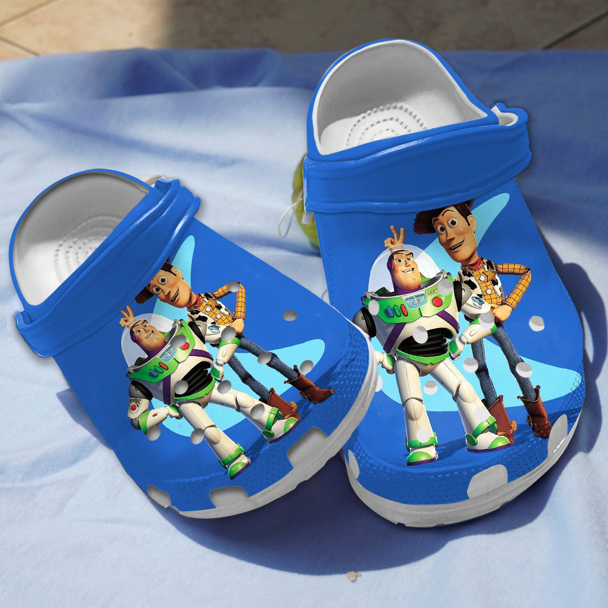 Toy Story Cartoon Crocs Crocband Clogs Shoes Comfortable For Men Women and Kids