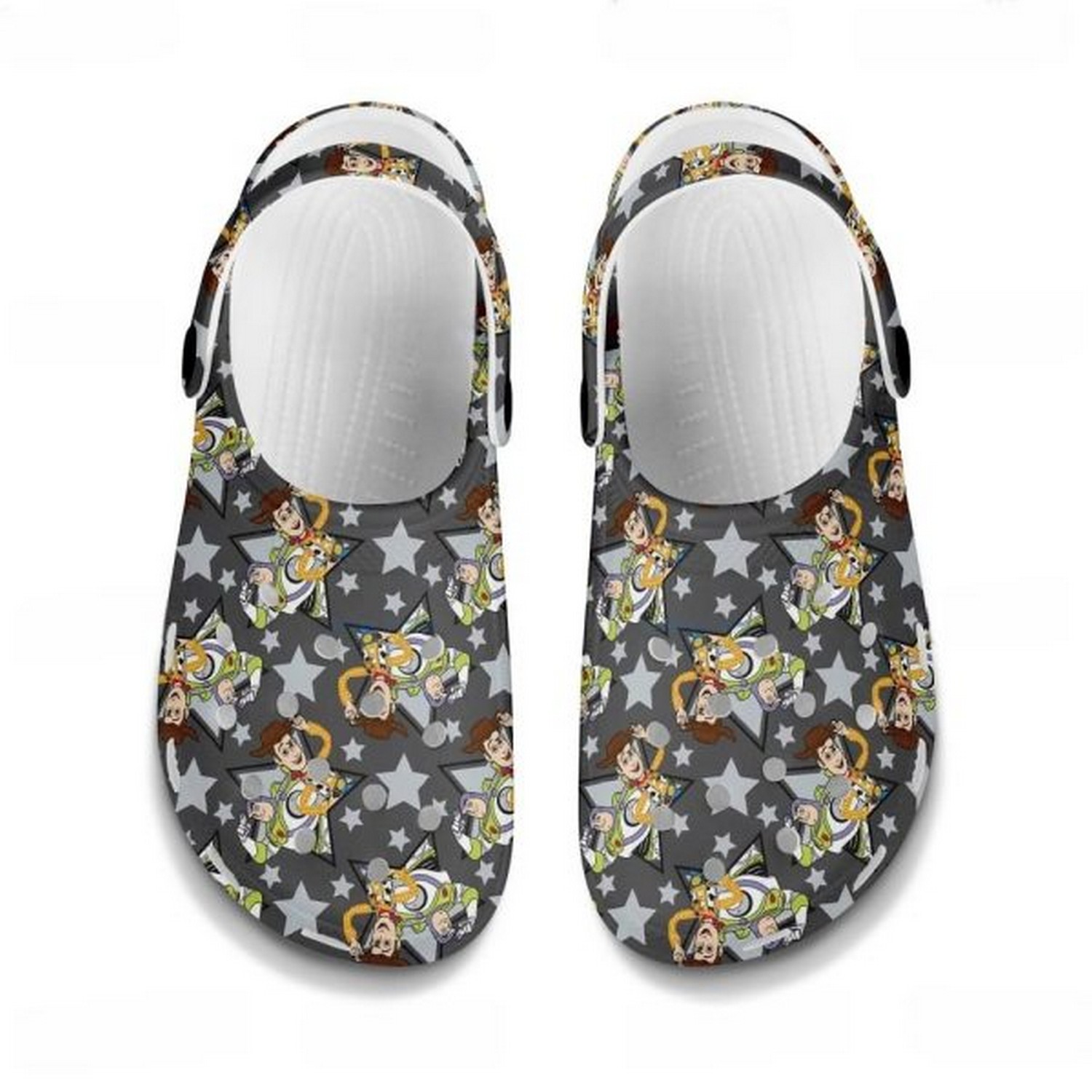 Toy Story Cartoon Crocs Crocband Clogs Shoes Comfortable For Men Women and Kids