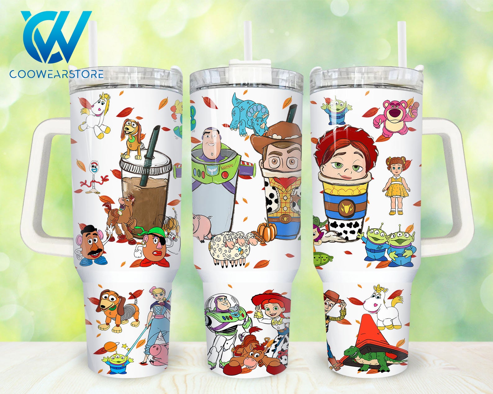 Toy Story Cartoon Custom Stanley Cup 40 oz 30 oz Tumbler With HandleTVC2301871