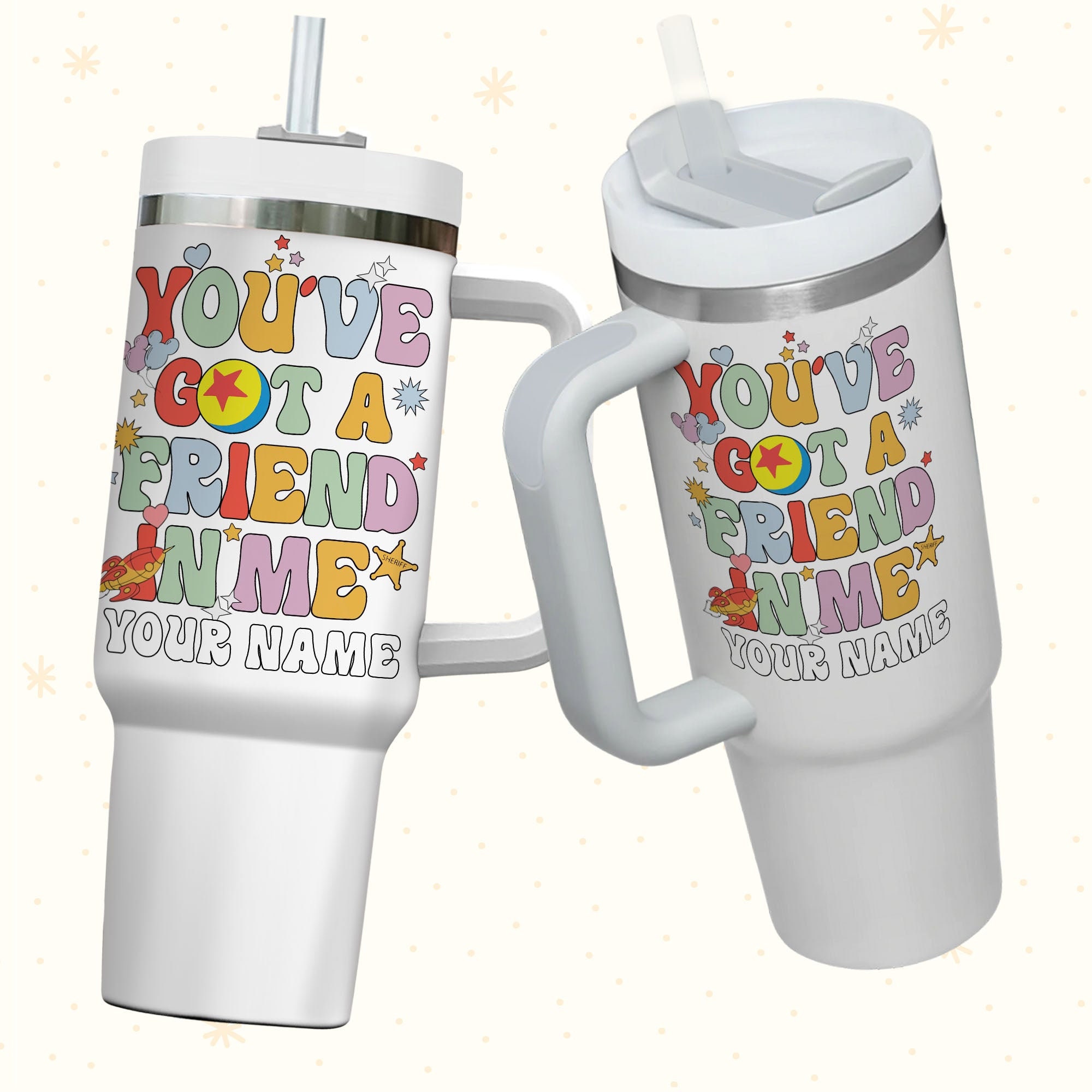 Toy Story Disney Cartoon Custom Stanley Cup 40 oz 30 oz Tumbler With HandleTVC2301977 - Image 3