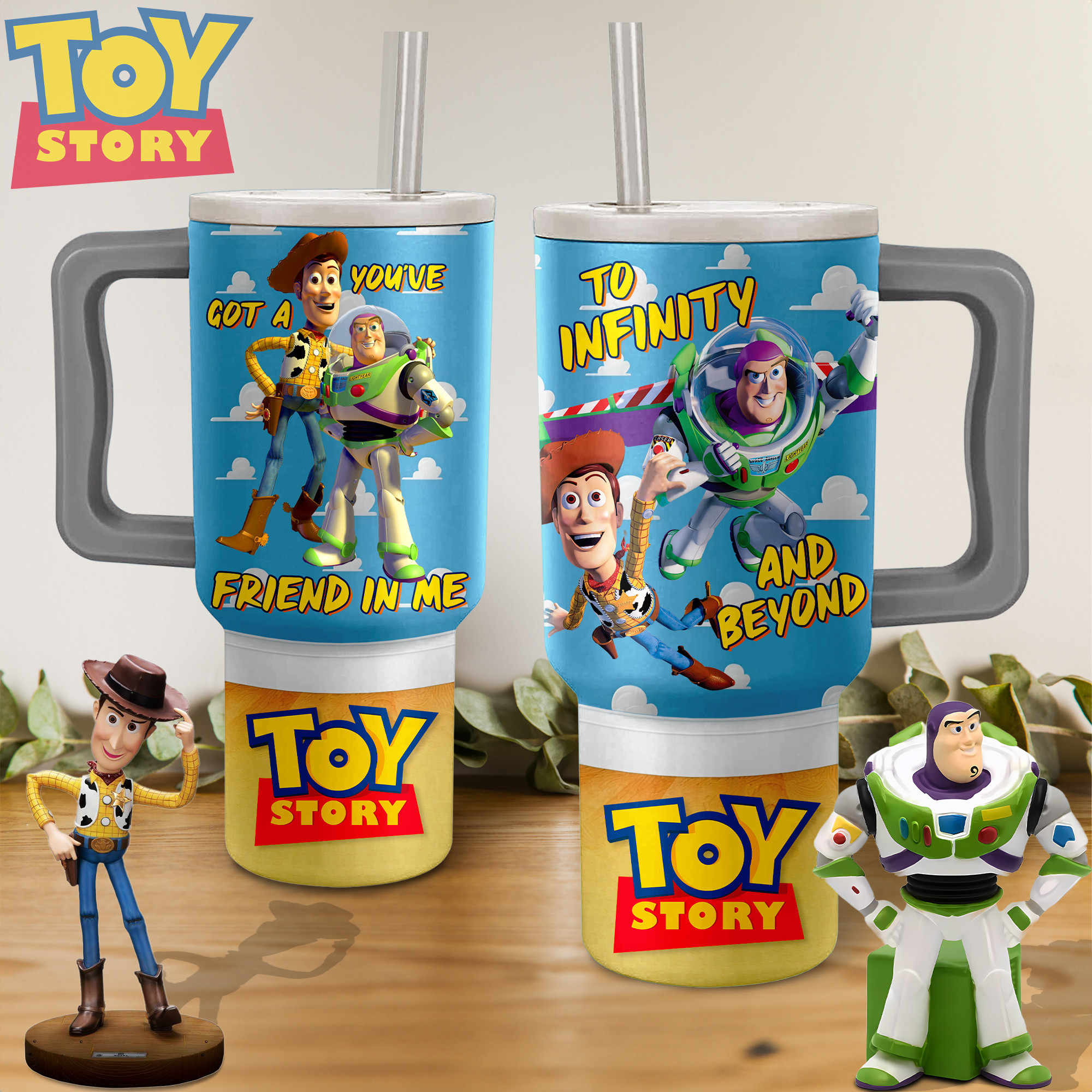 Toy Story To Infinity And Beyond Disney Cartoon Custom Stanley Cup 40 oz 30 oz Tumbler With HandleTVC2301154