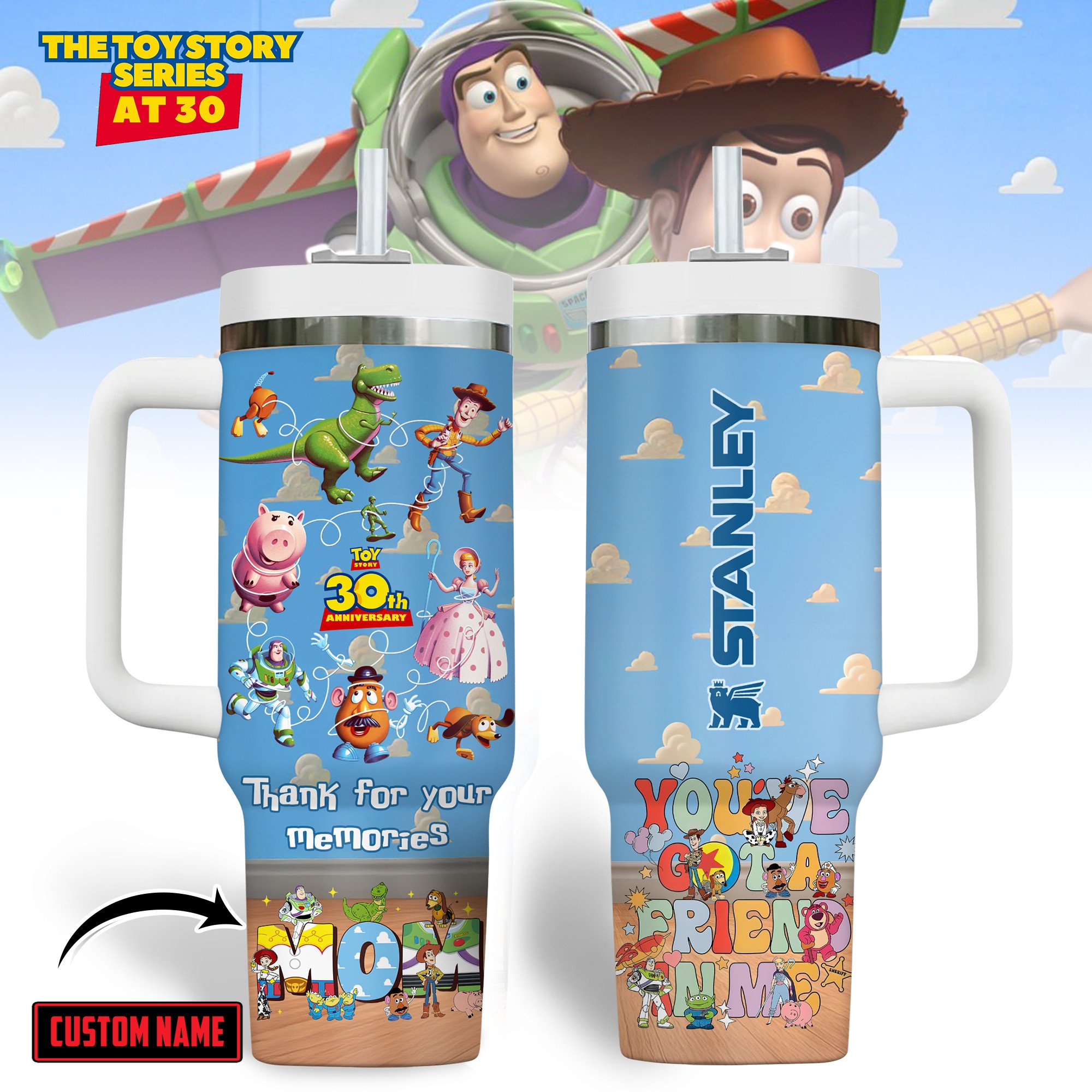 Toy Story TV Series Custom Stanley Cup 40 oz 30 oz Tumbler With HandleTVC2301244