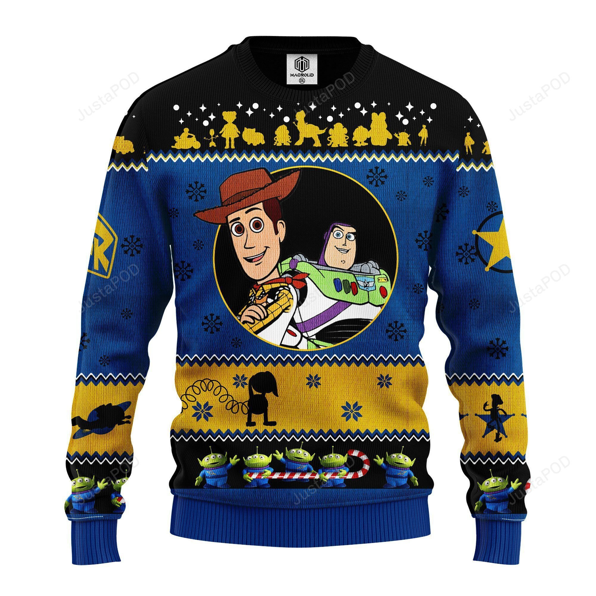 Toy Story Ugly Christmas Sweater Adult 3D Funny Matching for family
