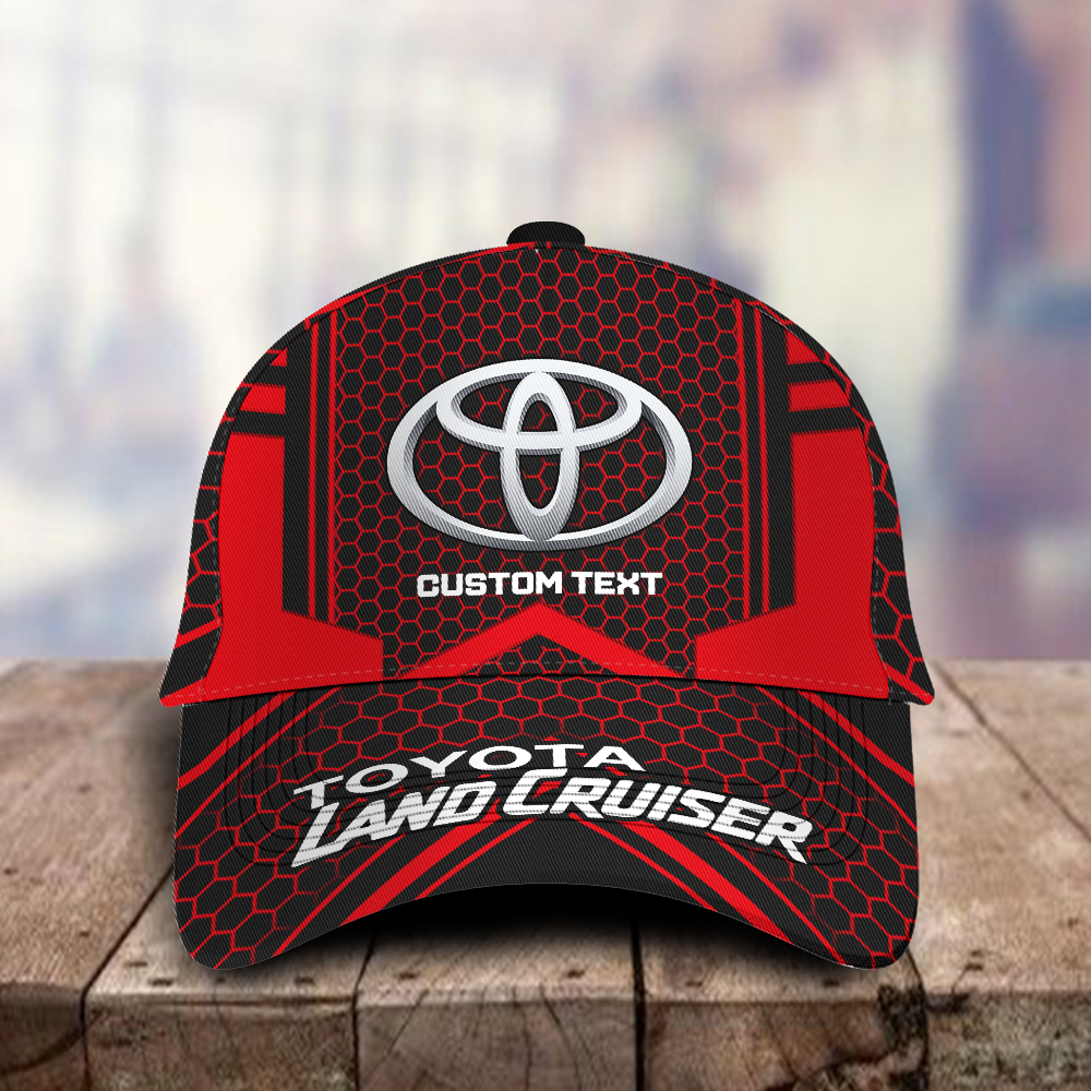 Toyota Land Cruiser Logo Custom Name Full Printing 3D Classic Cap Hat For Men Women Trucker Hats Custom Hats Gifts For Men & Women