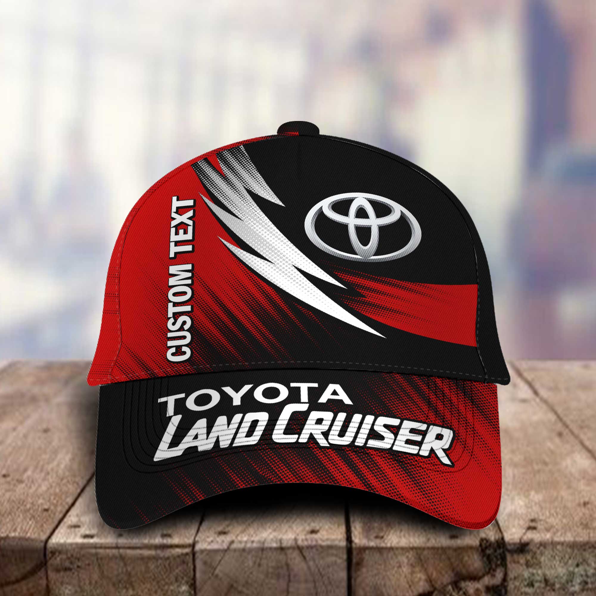 Toyota Land Cruiser Personalized Name 3D Classic Cap Hat Gift for Men Women Trucker Hats Custom Hats Gifts For Men & Women