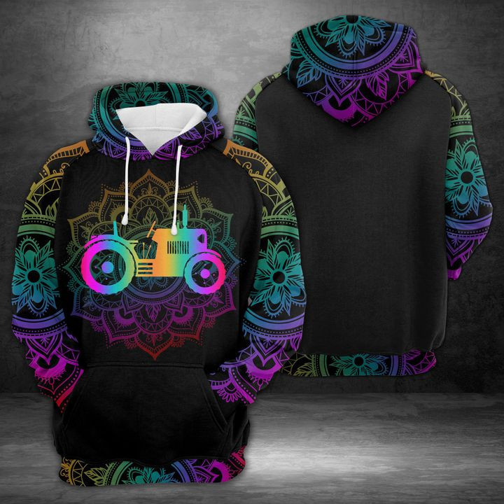 Tractor 3D All Over Print Hoodie, Zip Hoodie