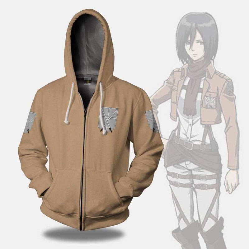 Training Corps Attack On Titan Anime 3D All Over Print Hoodie, Zip Hoodie