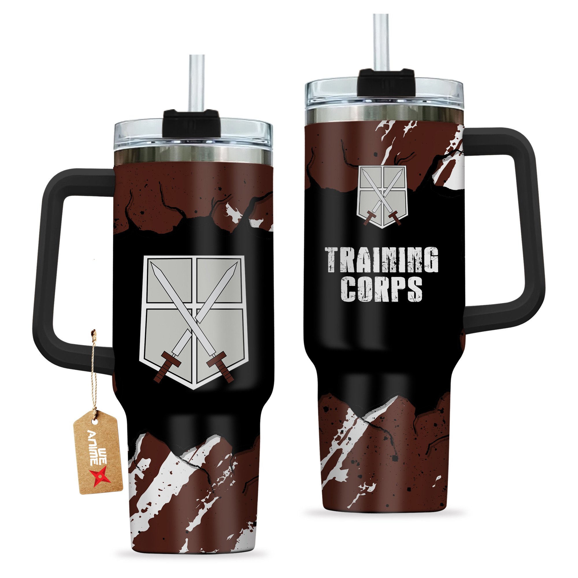 Training Corps Attack on Titan Anime Custom Stanley Cup 40 oz 30 oz Tumbler With HandleTVC2301205