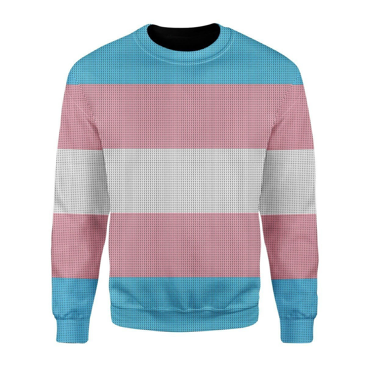 Transgender Flag Ugly Christmas Sweater Adult 3D Funny Matching for family