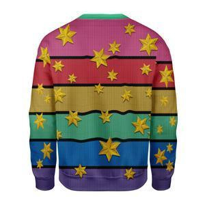 Treat People With Kindness Ugly Christmas Sweater Adult 3D Funny Matching for family - Image 2