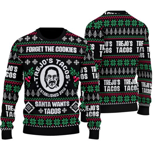 Trejo's Tacos Ugly Holiday Christmas Sweater - Image 2
