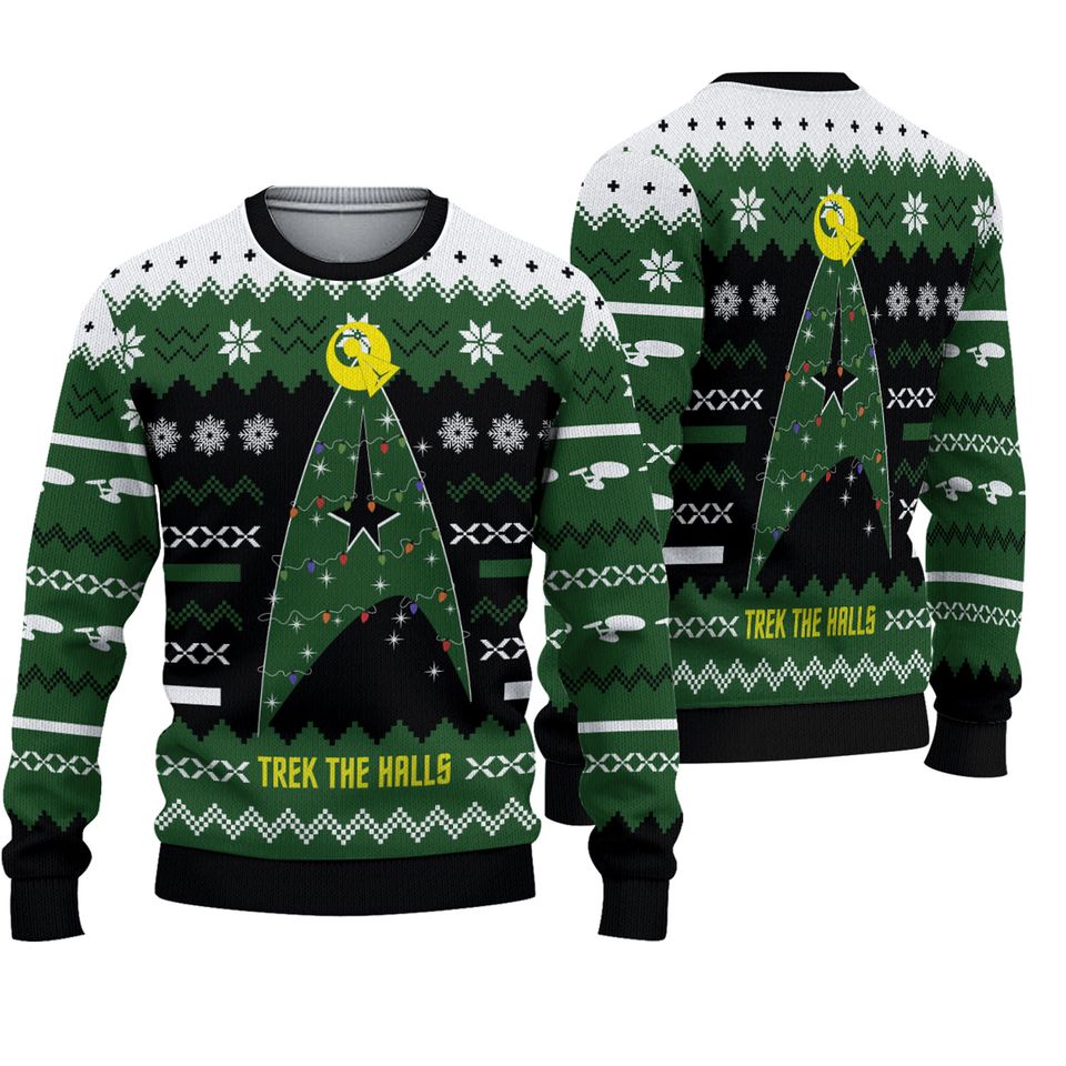 Trek The Halls Ugly Sweater