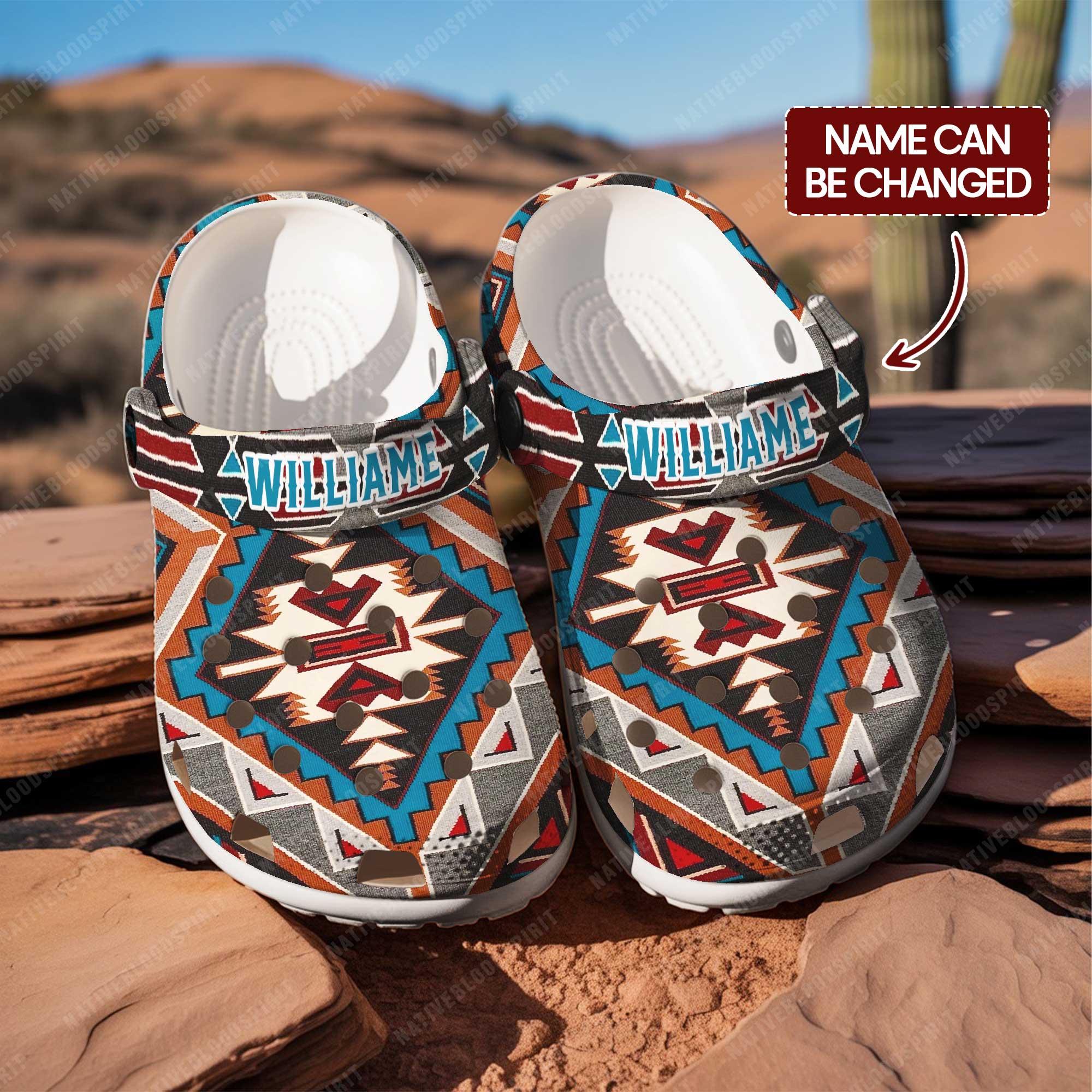 Tribal Aztec Pattern Crocs Crocband Clogs Shoes Comfortable For Men Women and Kids
