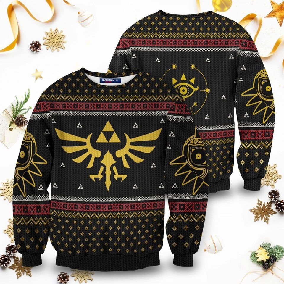 Triforce Christmas 3D Sweater