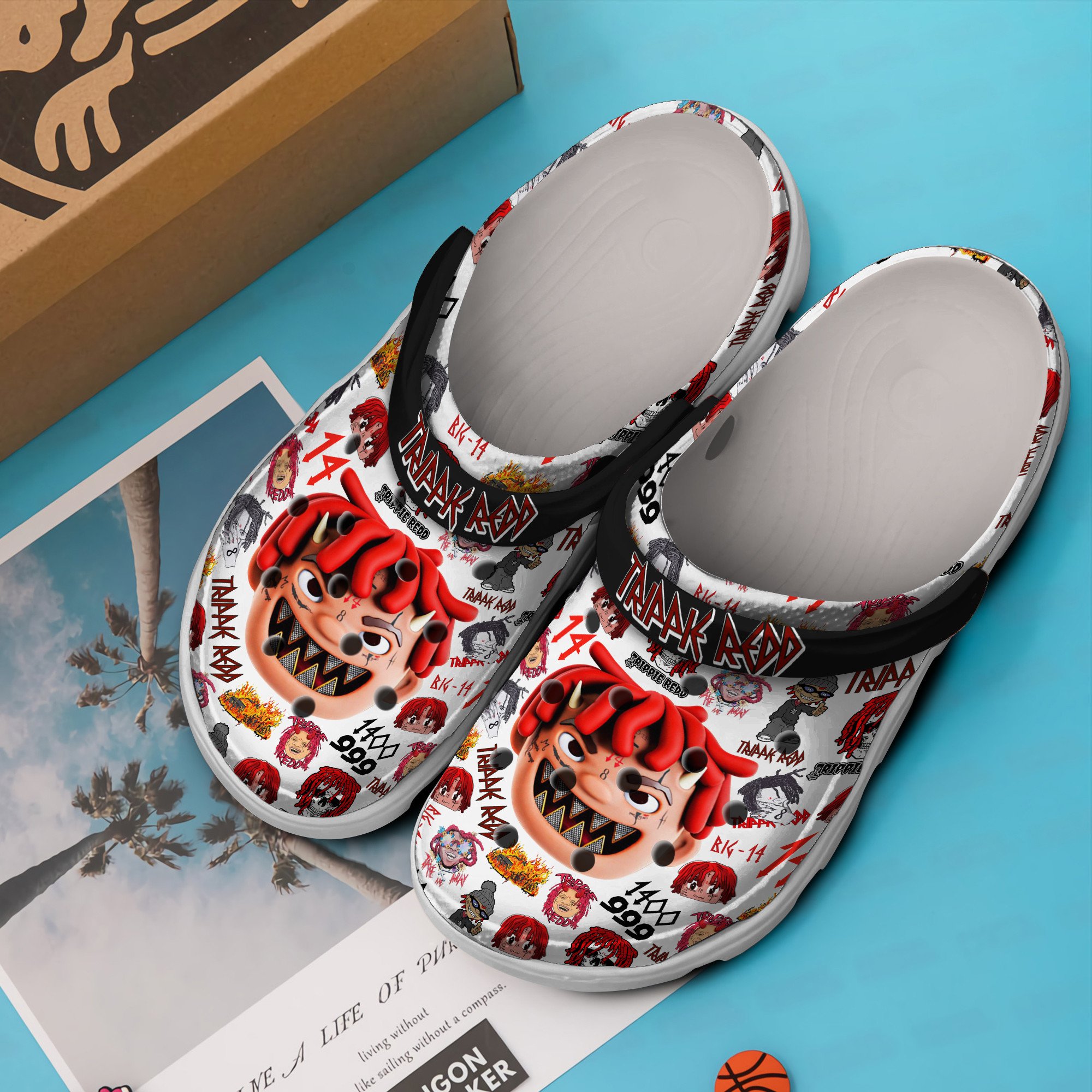Trippie Redd Rapper Music Crocs Crocband Clogs Shoes Comfortable For Men Women and Kids - Image 2