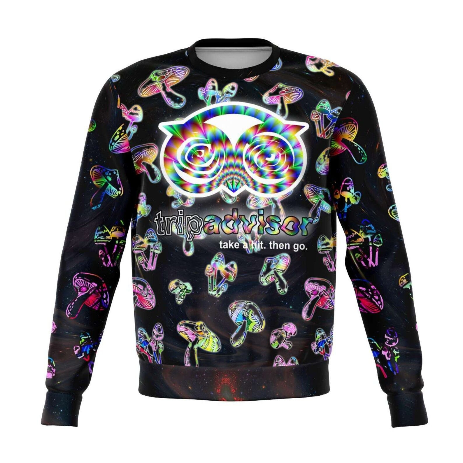 Trippy Advisor 3D Ugly Christmas Sweater Adult 3D Funny Matching for family