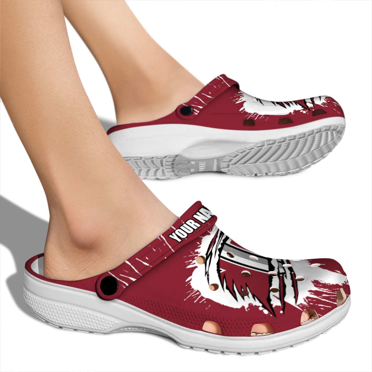 Troy Trojans NCAA Sport Crocs Crocband Clogs Shoes Comfortable For Men Women and Kids - Image 2
