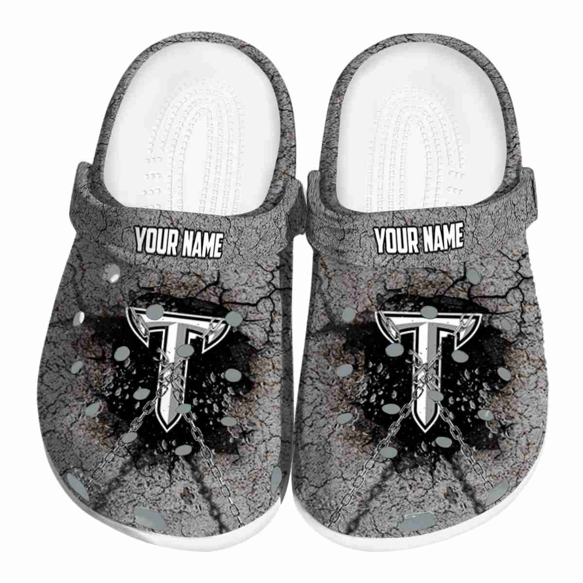 Troy Trojans NCAA Sport Crocs Crocband Clogs Shoes Comfortable For Men Women and Kids