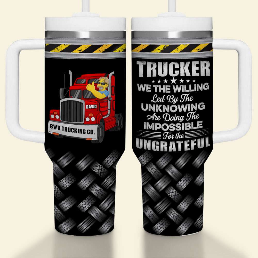 Truck Driver Custom Stanley Cup 40 oz 30 oz Tumbler With HandleTVC2301763 - Image 2