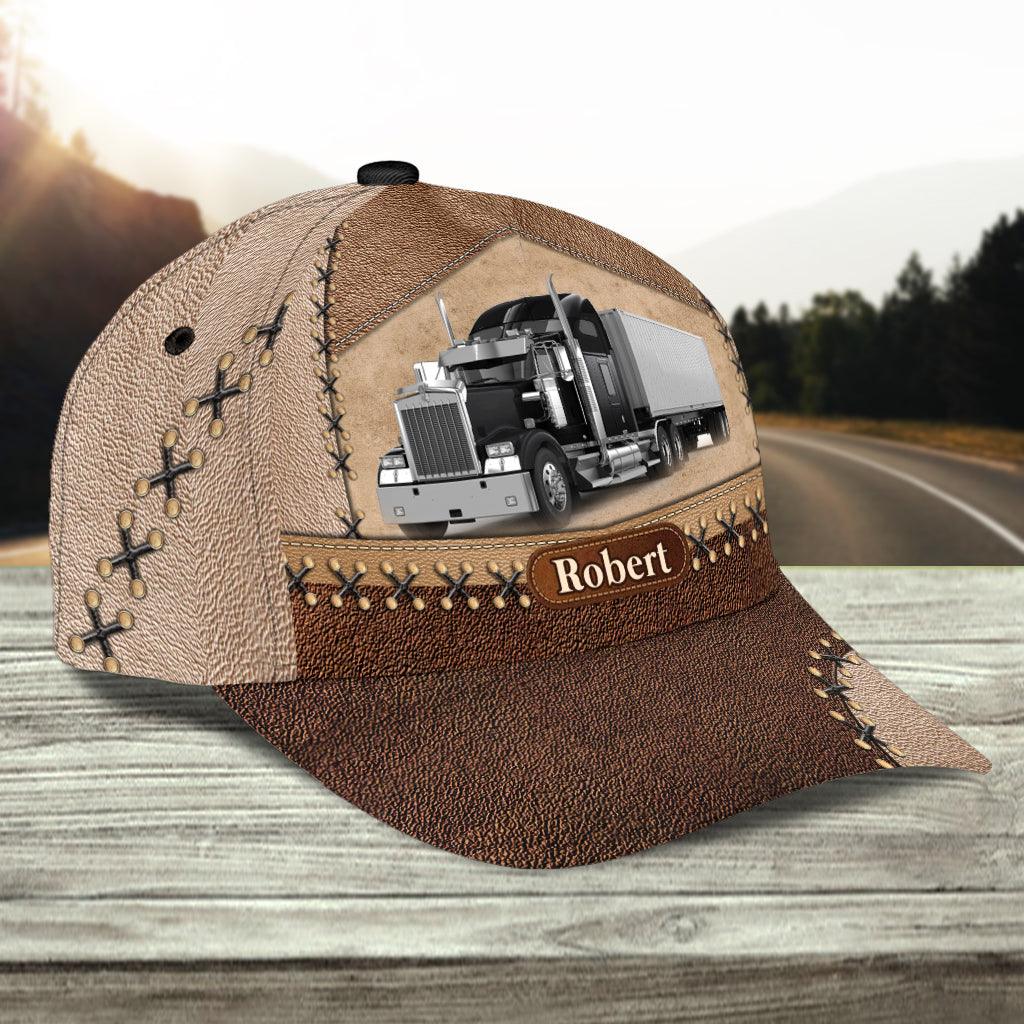 Trucker Brown Layers Personalized Baseball Cap, Gift for Truckers Trucker Hats Custom Hats Gifts For Men & Women