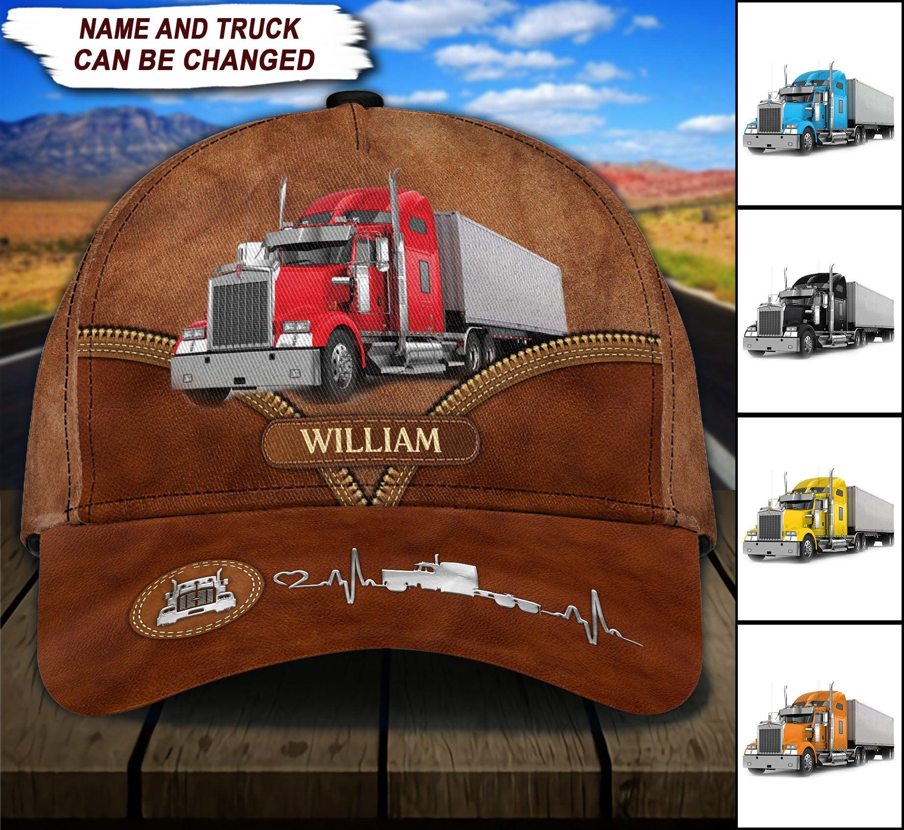 Trucker Personalized Classic Cap, Gift for Truckers Trucker Hats Custom Hats Gifts For Men & Women